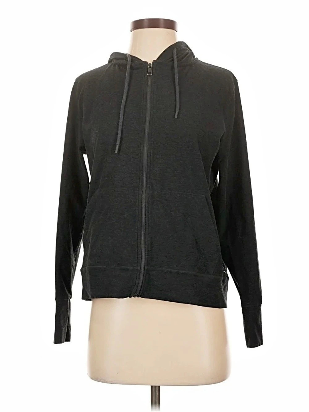 Beyond Yoga Luxefleece Zip Up Hoodie Blue Medium